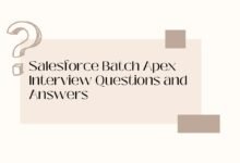 Salesforce Batch Apex Interview Questions and Answers